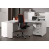 Bureau d'angle contemporain blanc Octavia-160