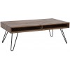 Table basse Scorpion 110cm gris acacia