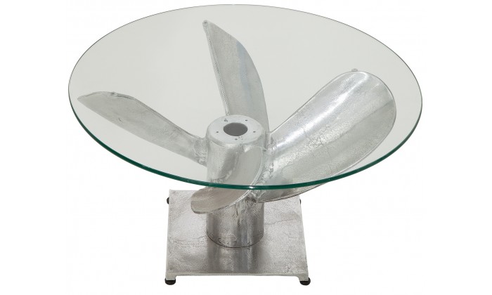 Table basse Ocean 60cm argent