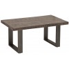 Table basse Iron Craft 100cm gris mangue