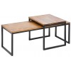 Elements table basse set de 2 Sheesham