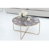 Table basse agate bleu onyx