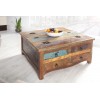 Table basse Jakarta 70cm en bois recyclé