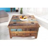 Table basse Jakarta 70cm en bois recyclé