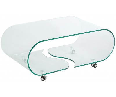 Table basse Fantome en verre 90cm