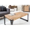 Table basse Factory 110cm acacia teck gris