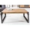 Table basse Factory 110cm acacia teck gris