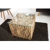 Table basse Fossil I 45cm bois flotté