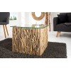 Table basse Fossil I 45cm bois flotté