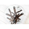 Table d'appoint Driftwood Treibh. 40cm marron