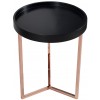 Table basse Modular 40cm cuivre noir