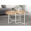 Table basse Modular 60cm blanc naturel