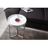 Table basse Modular 40cm blanc argent