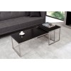 Table basse Elements, lot de 2, noir