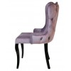 Chaise de salle à manger design velvet violette capitonnée BYOAK