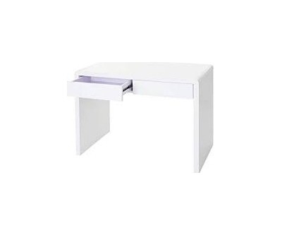 Bureau Sensation blanc brillant 120cm