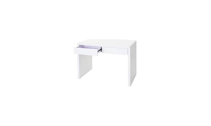 Bureau Sensation blanc brillant 120cm