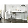 Bureau Onyx blanc 140cm