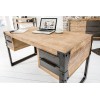 Bureau Factory 135cm acacia teck gris