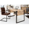 Bureau Factory 135cm acacia teck gris