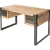 Bureau Factory 135cm acacia teck gris