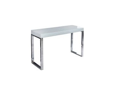 Bureau d'ordinateur portable blanc 120x60cm