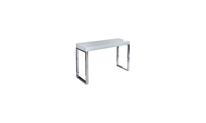 Bureau d'ordinateur portable blanc 120x60cm