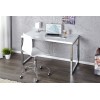 Bureau d'ordinateur portable blanc 120x60cm