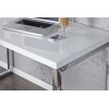 Bureau d'ordinateur portable blanc 120x60cm