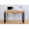 Bureau d'ordinateur portable Oak chêne noir 120cm