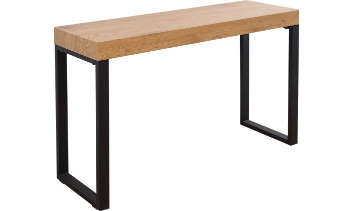 Bureau d'ordinateur portable Oak chêne noir 120cm