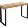 Bureau d'ordinateur portable Oak chêne noir 120cm