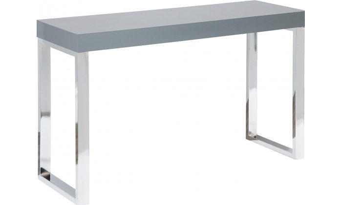 Bureau d'ordinateur portable gris foncé