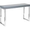 Bureau d'ordinateur portable gris foncé