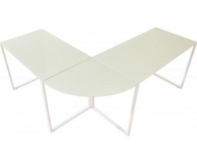 Bureau d'angle Big Deal blanc