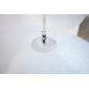 Lustre Glow 50cm en blanc et or