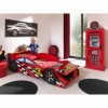 Lit enfant voiture rouge JUNIOR