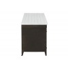 Bureau + 2 Portes Bois Noir/Blanc