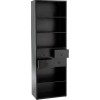 Armoire 5 Planches + 4 Tiroirs Metal Noir