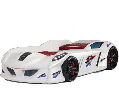 Lit voiture desing sport enfant  rouge, blanc ou noir FERRARI