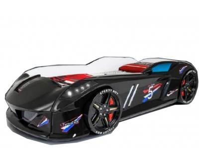 Lit voiture desing sport enfant  rouge, blanc ou noir FERRARI