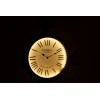 Horloge Antique 2 Cotes Led Metal Gris