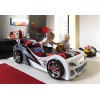 Lit voiture desing enfant blanc CHAMPION