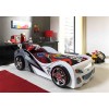 Lit voiture desing enfant blanc CHAMPION