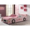 Lit enfant voiture fille rose PAPILLON