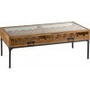 Table Basse Pour Bouteilles De Vin Bois Naturel