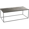 Table De Salon Rectangulaire Oxidize Aluminium/Metal Antique Noir/Vert