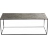 Table De Salon Rectangulaire Oxidize Aluminium/Metal Antique Noir/Vert