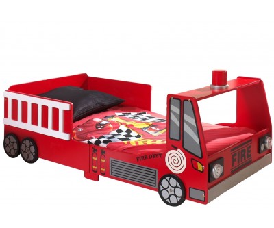 Lit enfant camion de pompier pas cher PROMO