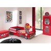 Lit enfant camion de pompier pas cher PROMO